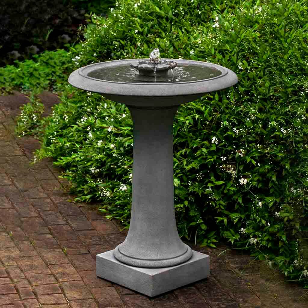 Camellia Birdbath Fountain