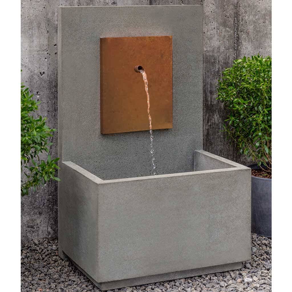 MC-2 Fountain - Corten Steel Face