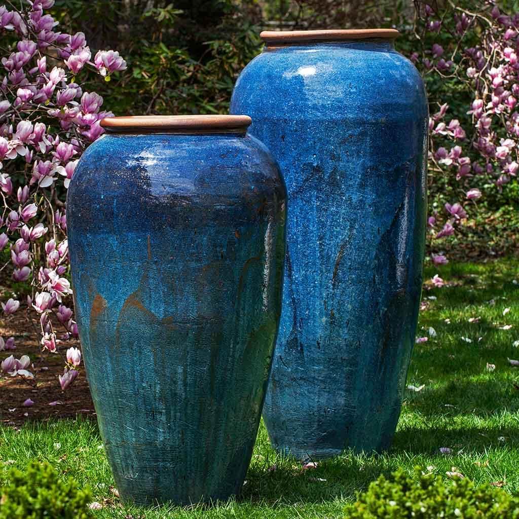 Sora Jar, Tall-Rustic Blue - S/1