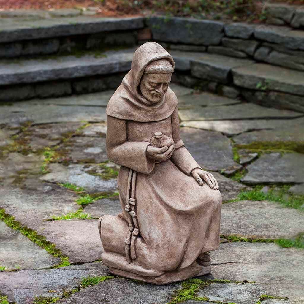 Kneeling St. Francis with Bird