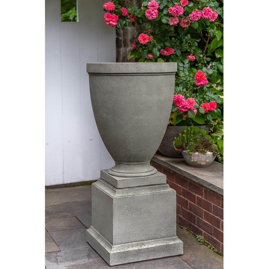 Capitol Hill Urn with Rustic 16.5 Pedestal