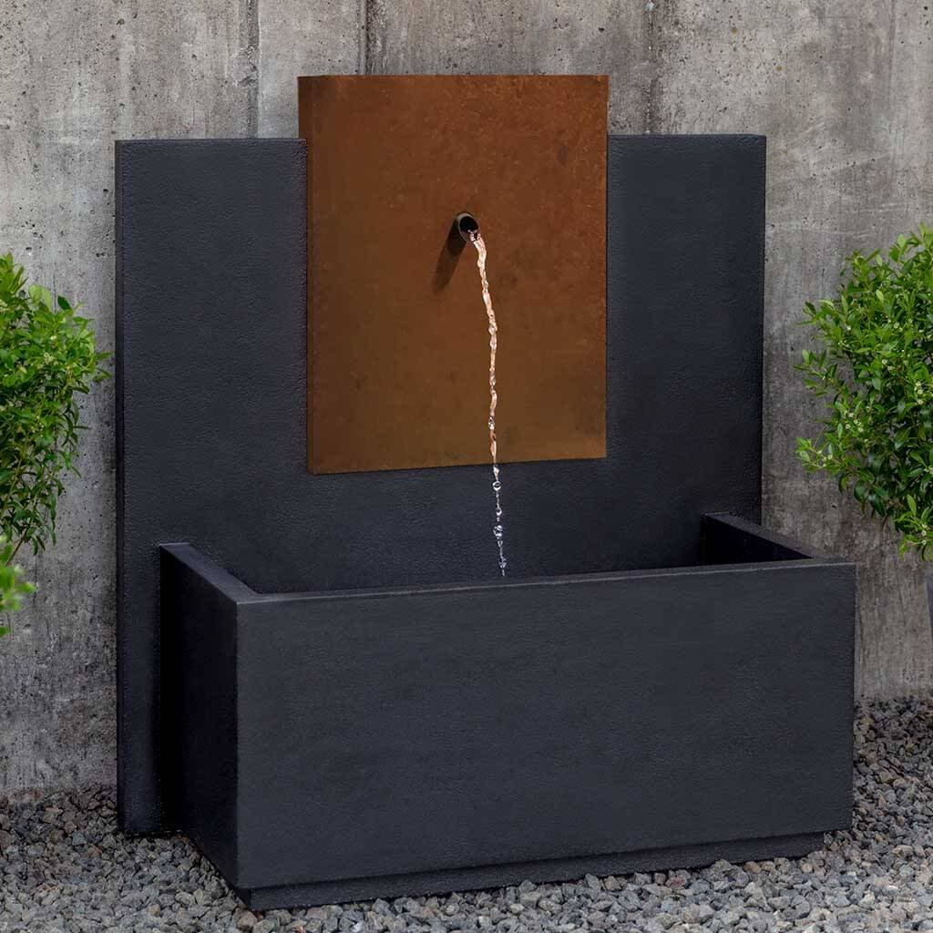 MC-3 Fountain - Corten Steel Face