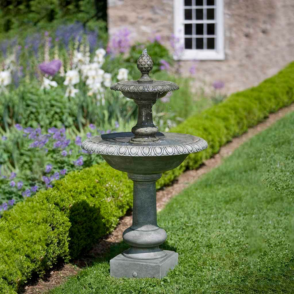 Williamsburg Pineapple Two Tier Fountain