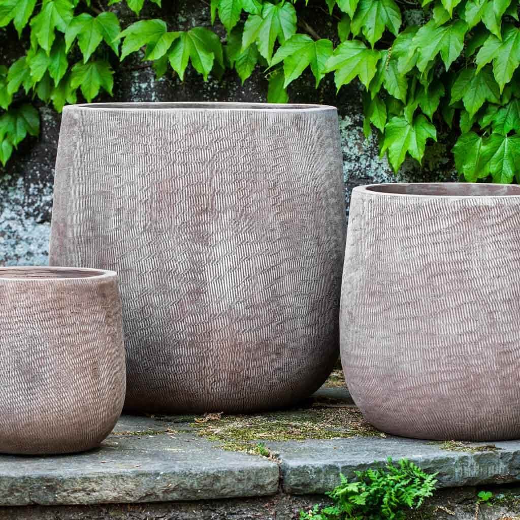 Handspun Linen Planter - S/3