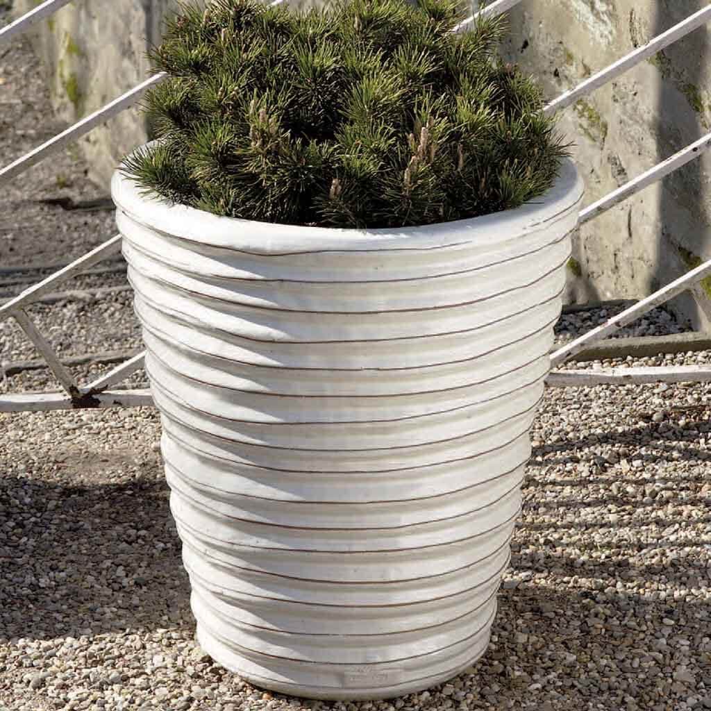 Round Ruffle Planter - S/3