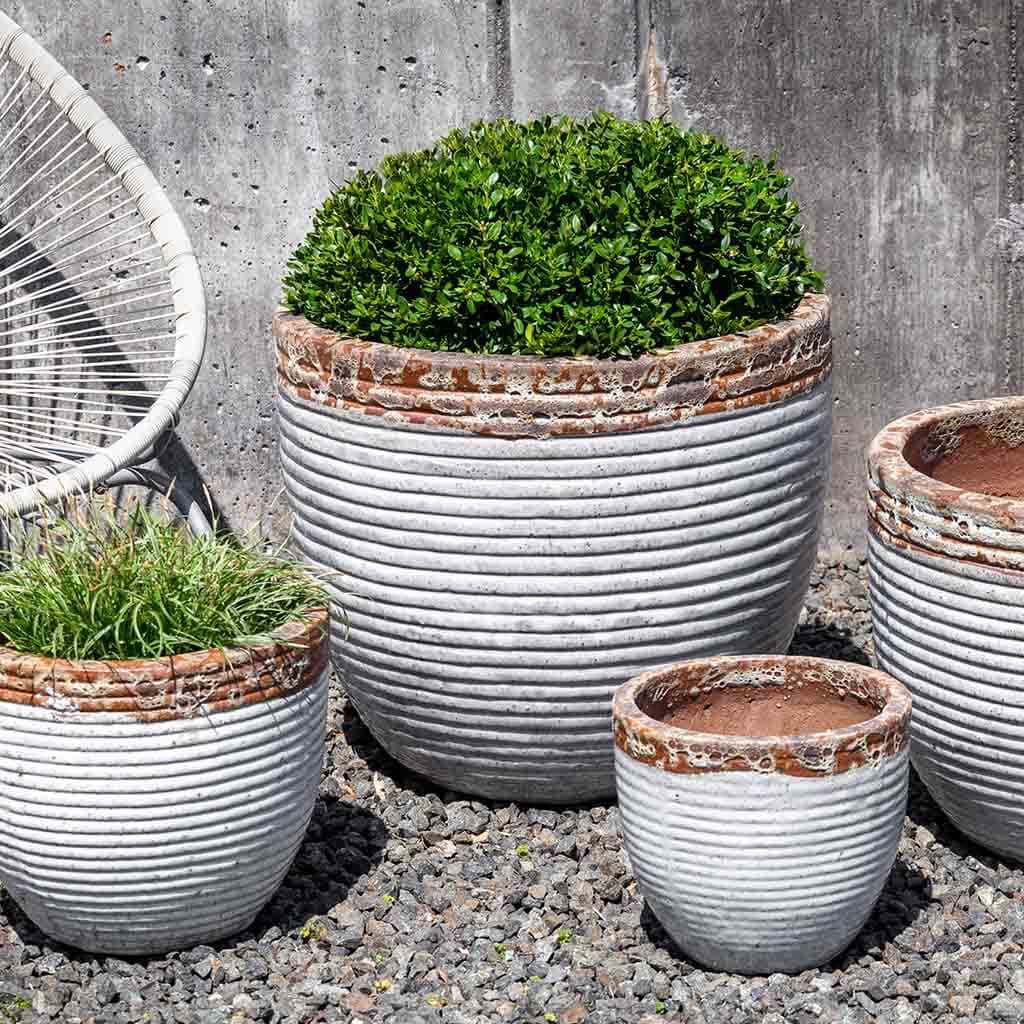 Nevis Planter - Beach Comber White - S/4