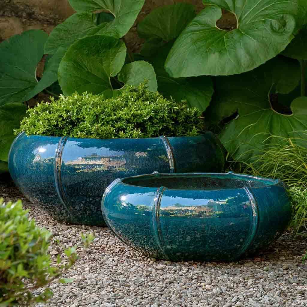 Rib Vault Planter, Low - S/2