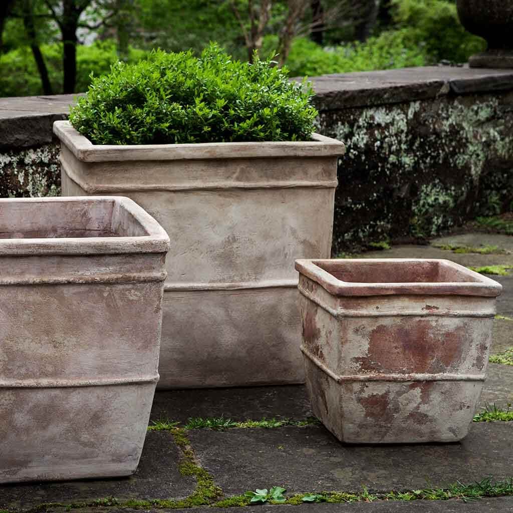 Antico Square Planter - S/3