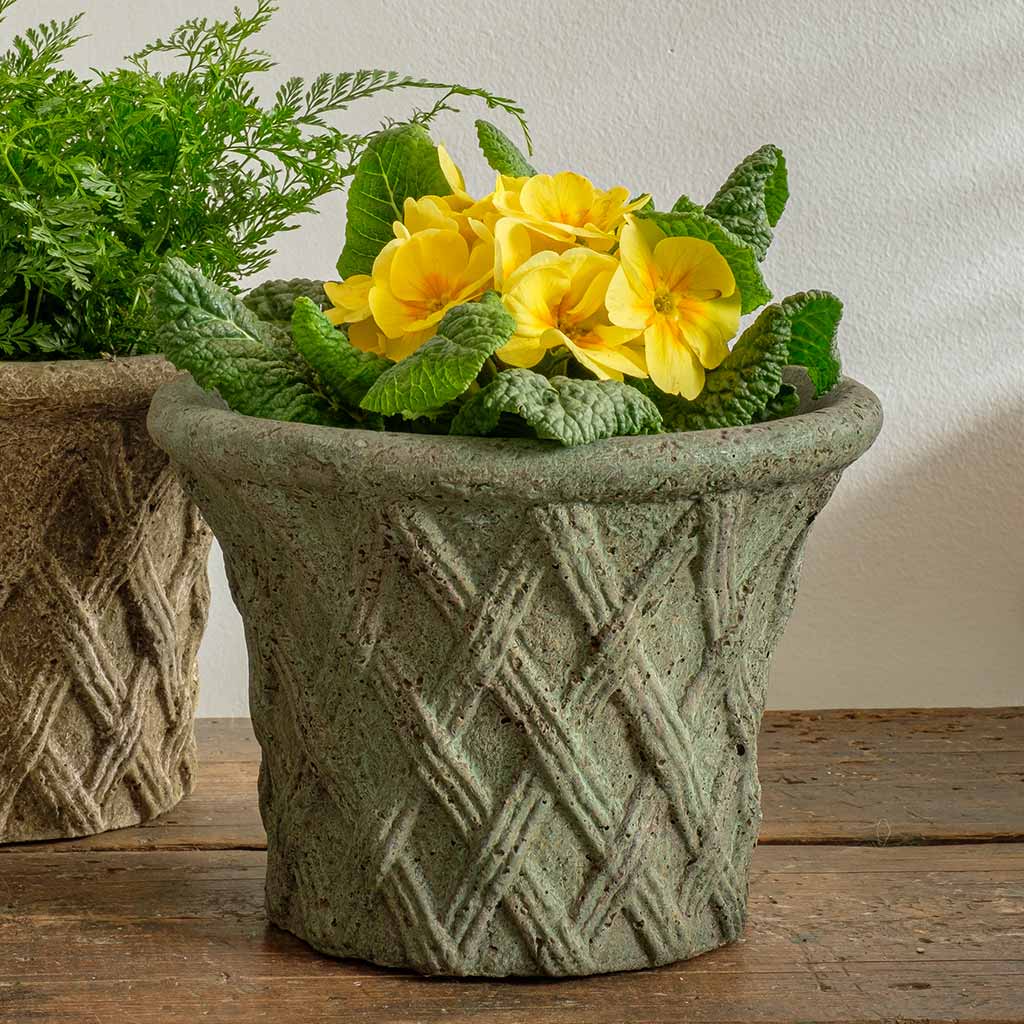 Antique Lattice Planter