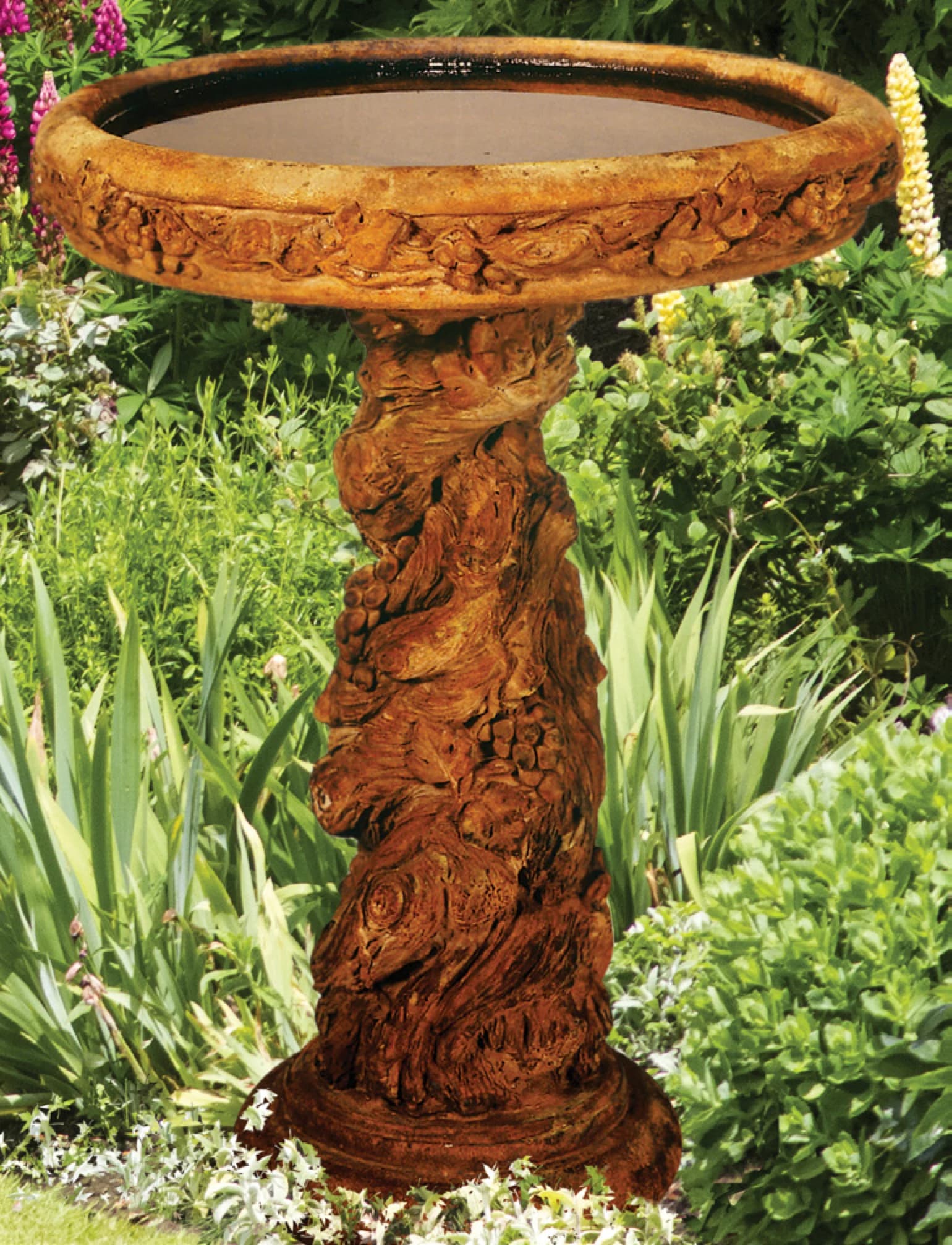 Large Grapevine Birdbath