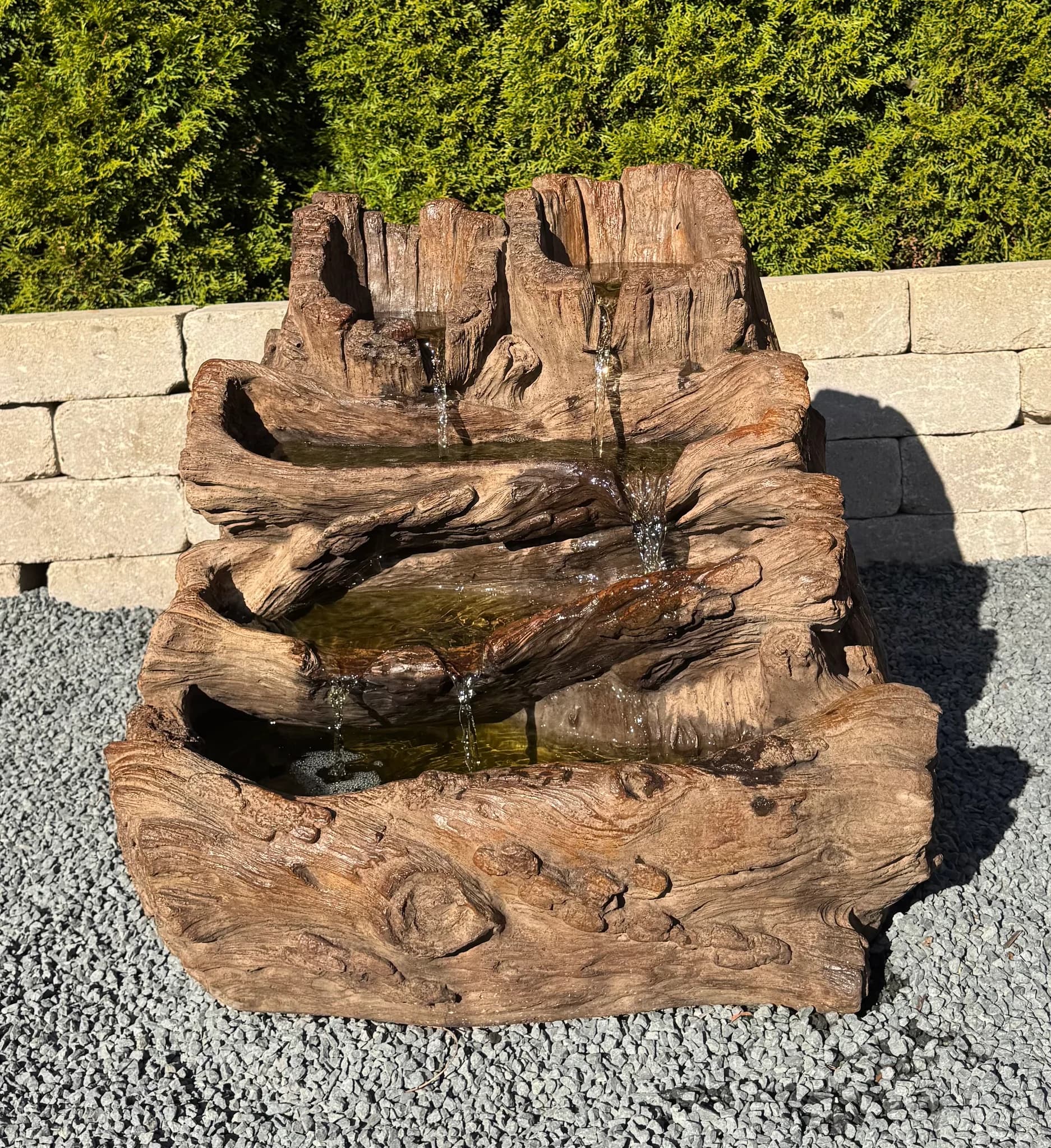 Log Spill Fountain