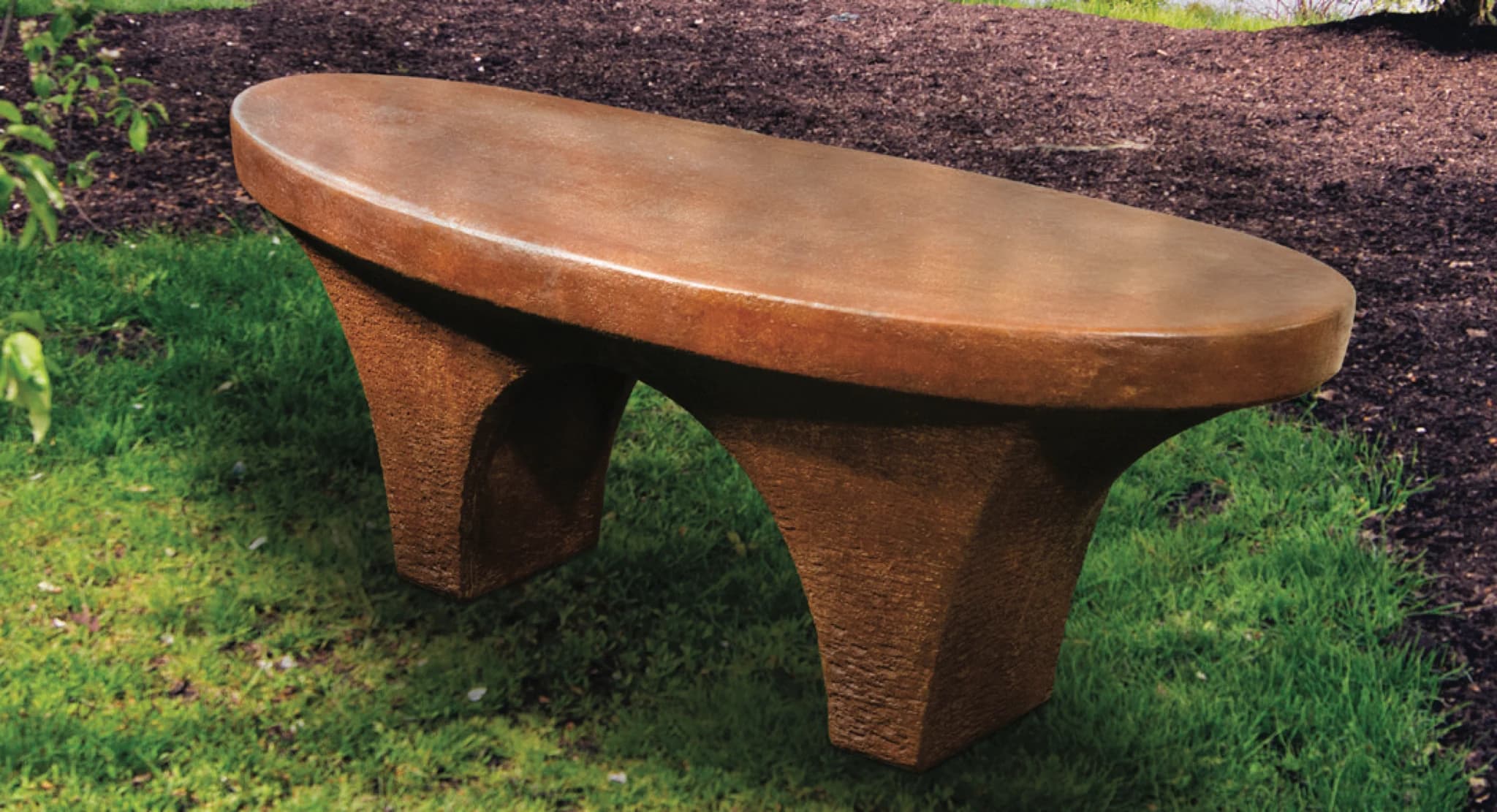 River Stone Bench