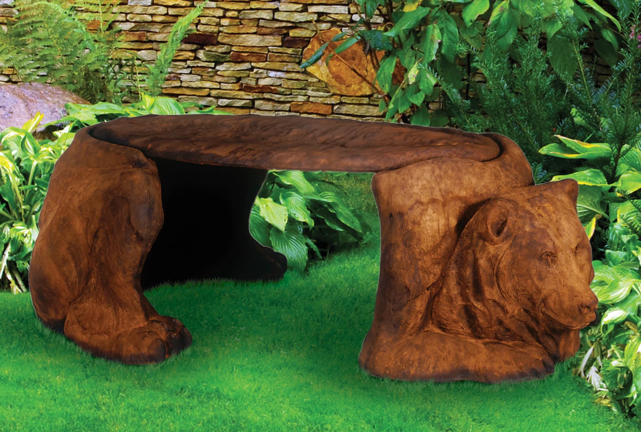 Large Bear Bench