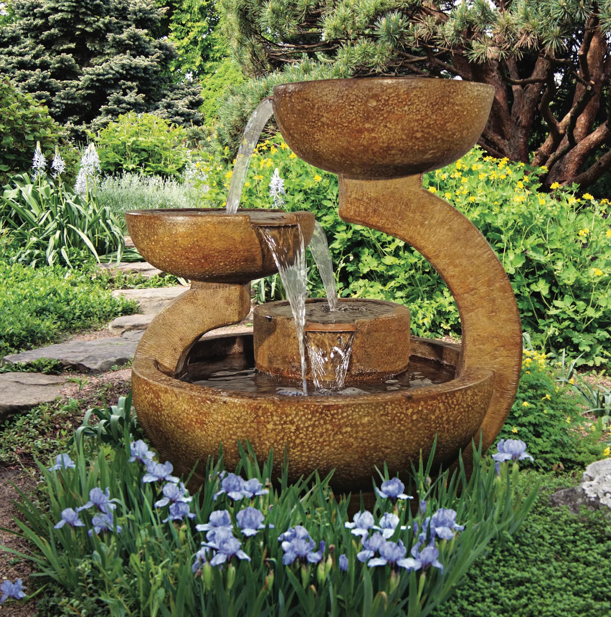 Zen Three-Bowl Fountain