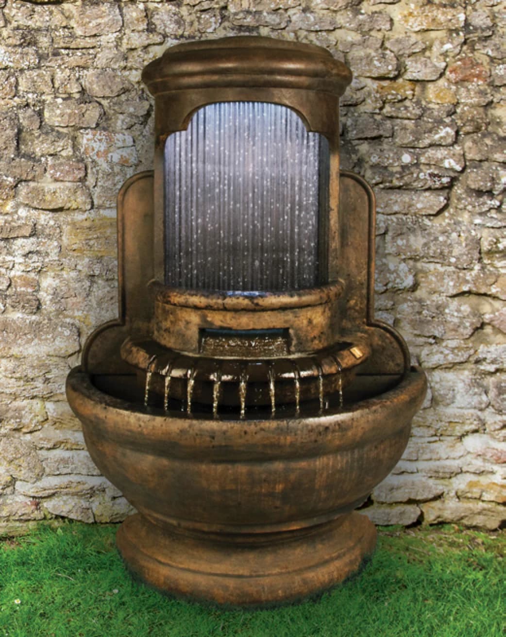 Wall Falling Diamonds Fountain