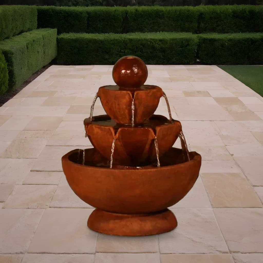 Low Stone Vessels Fountain
