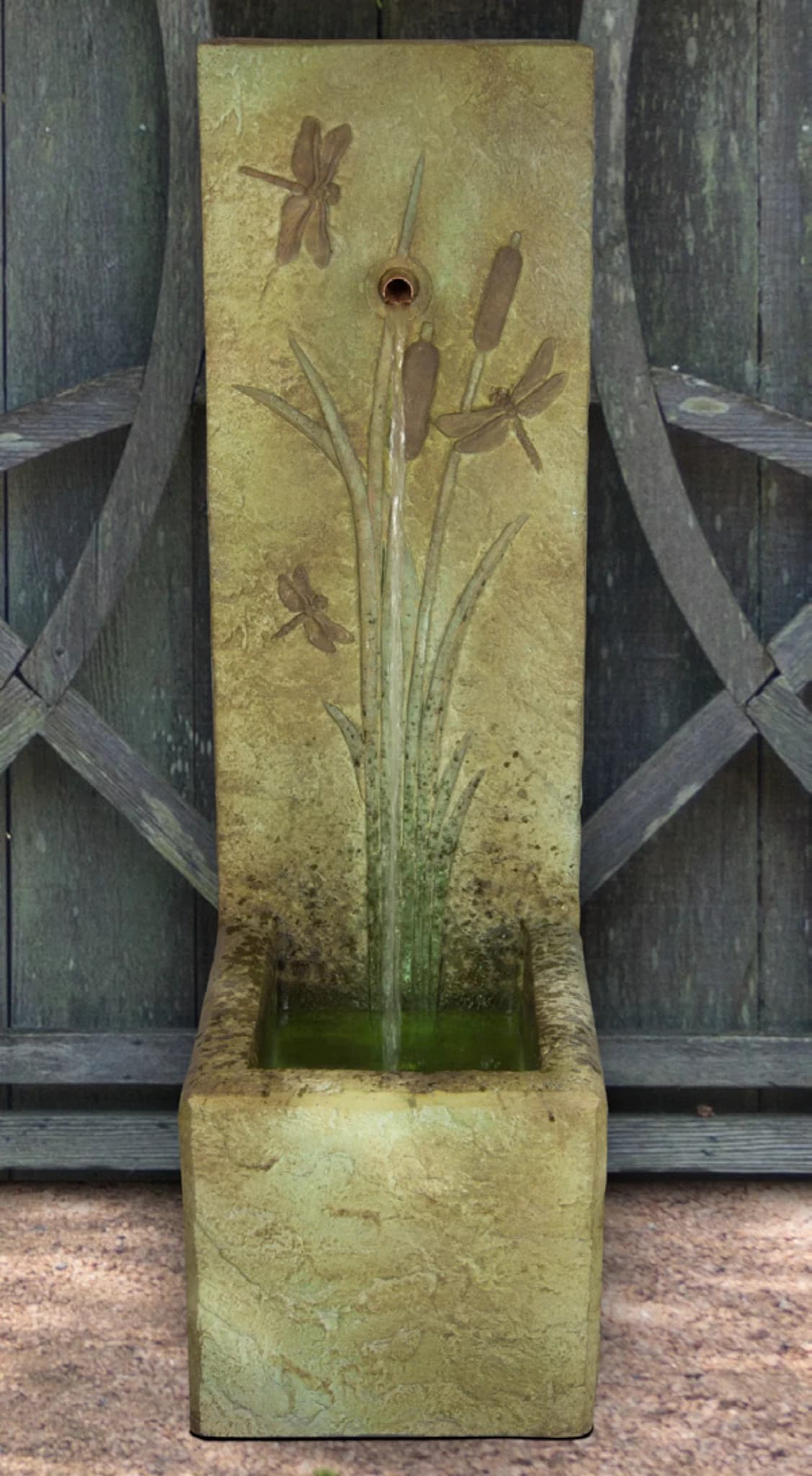 Dragonfly Single Spout Fountain