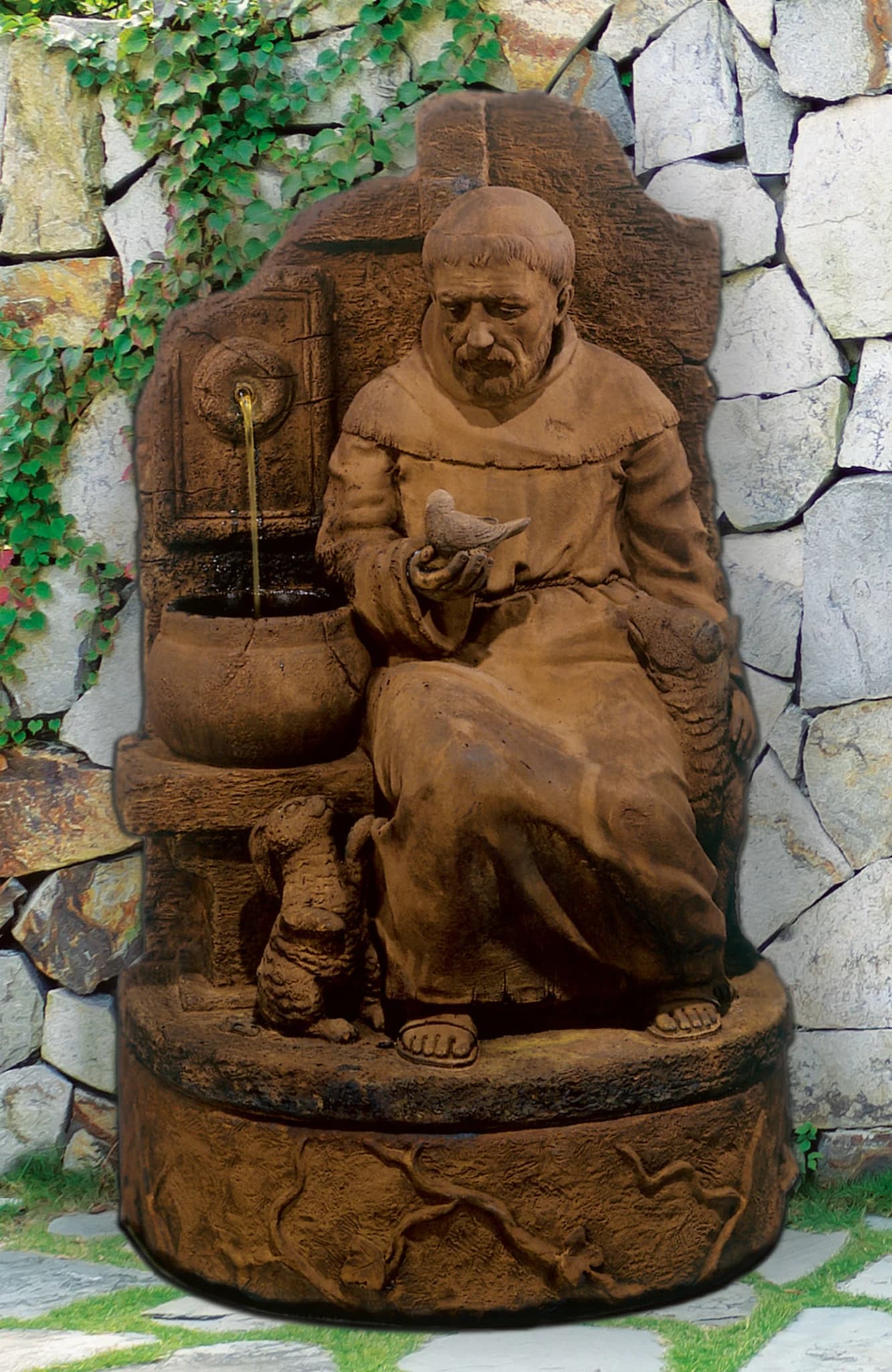 St. Francis At Well Fountain