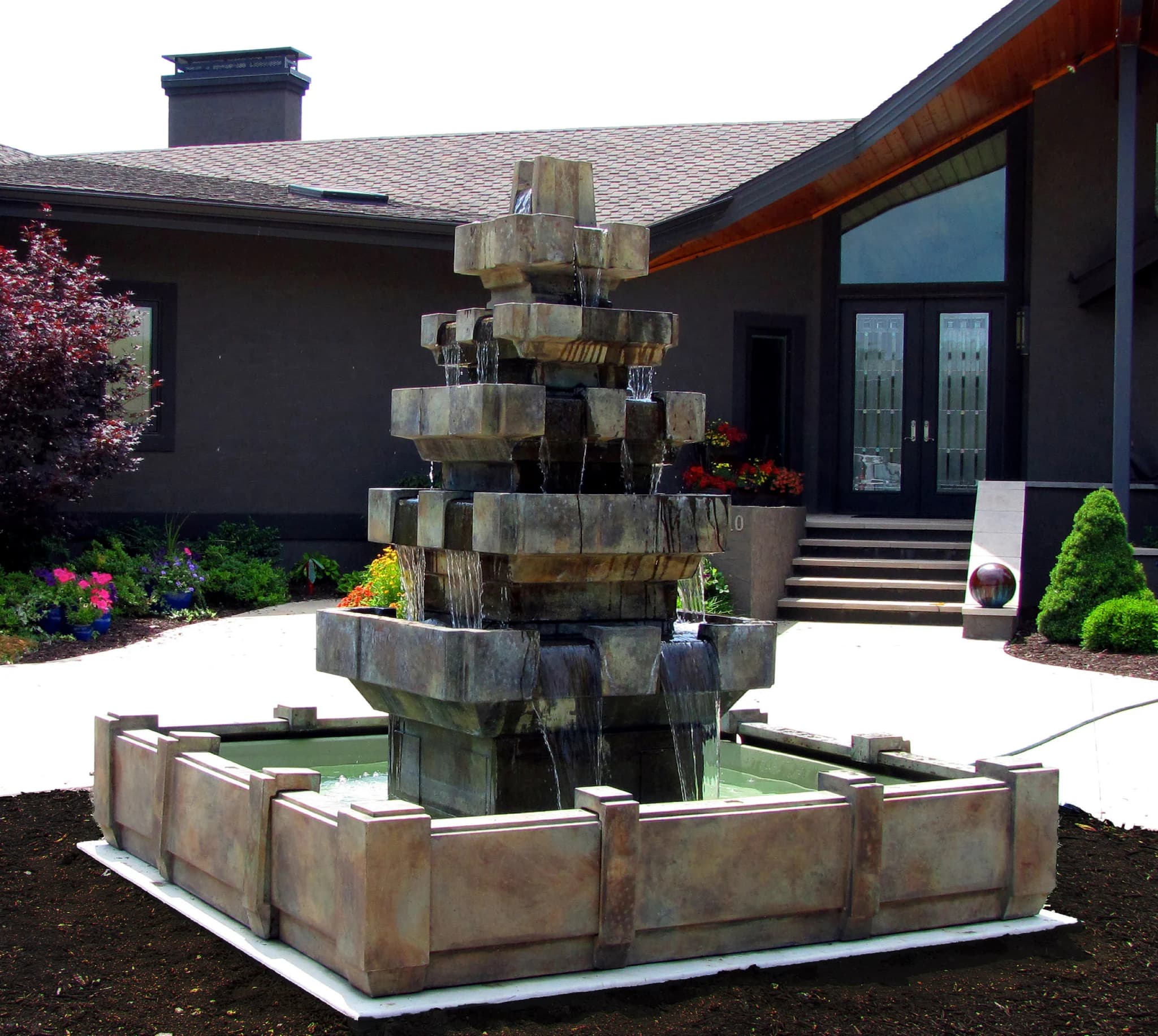 Cascadia Fountain in Dimensions Pool