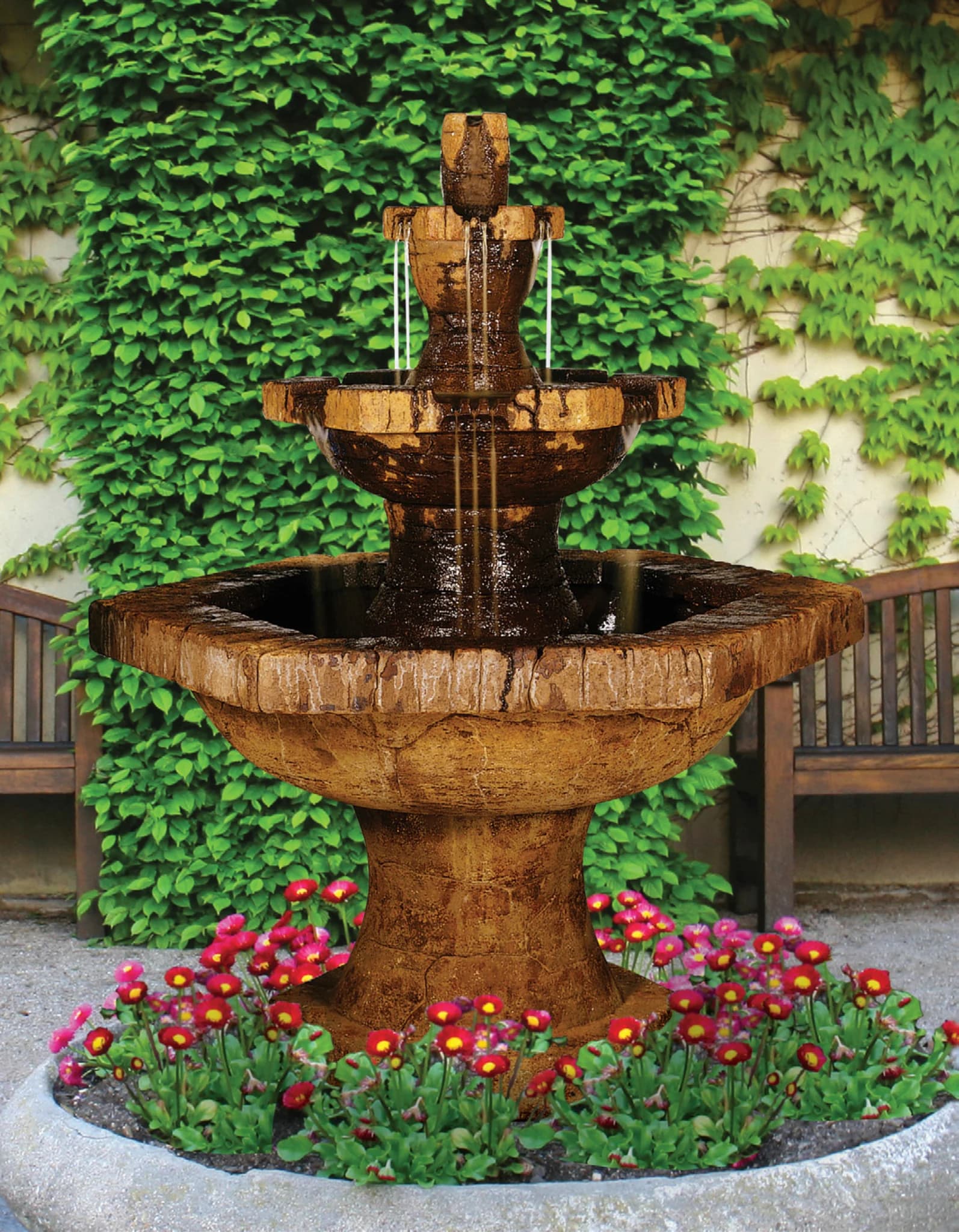 Grenoble Three-Tier Fountain