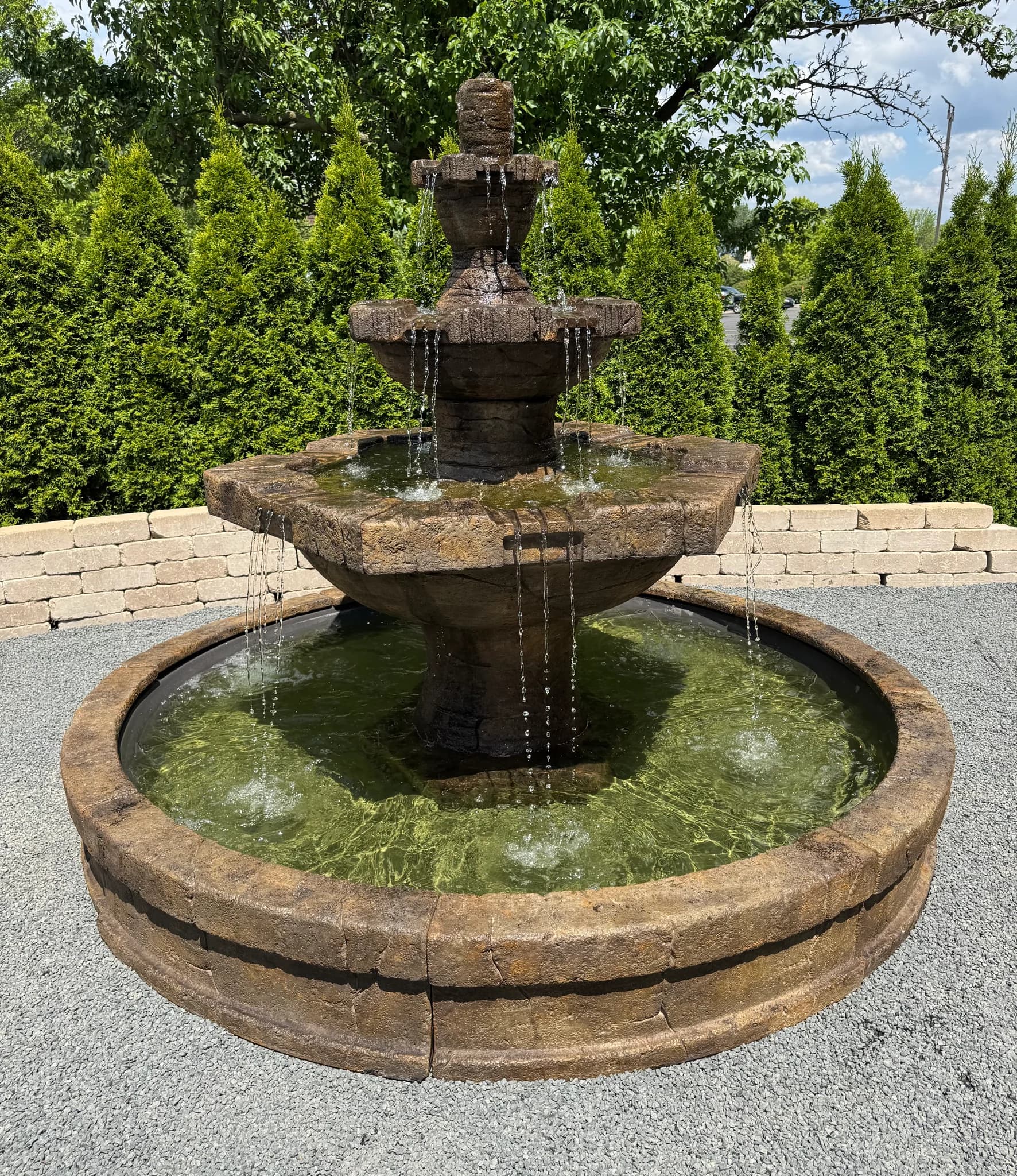 Grenoble Fountain in Pool