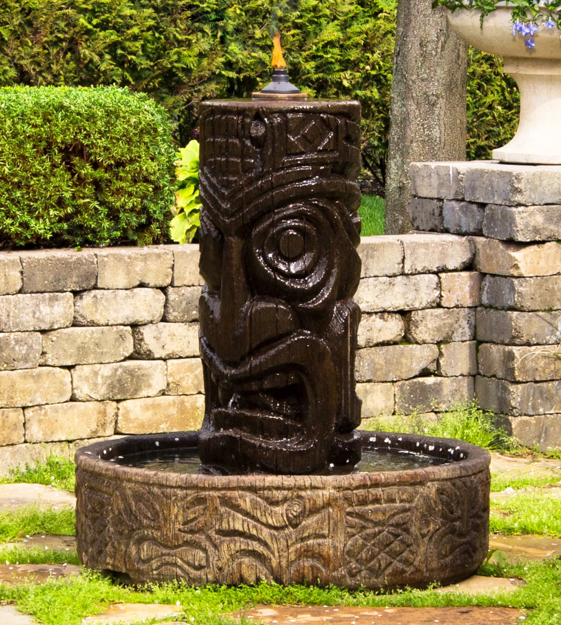 Tiki Column Fountain