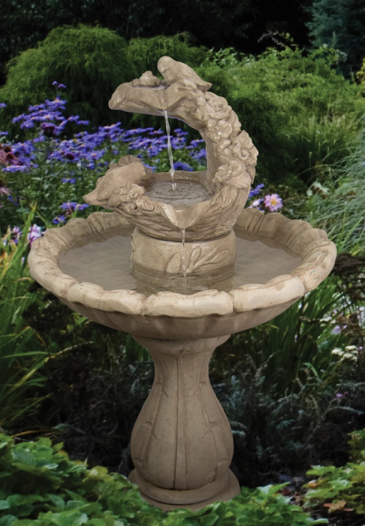 Classic Springtime Fountain