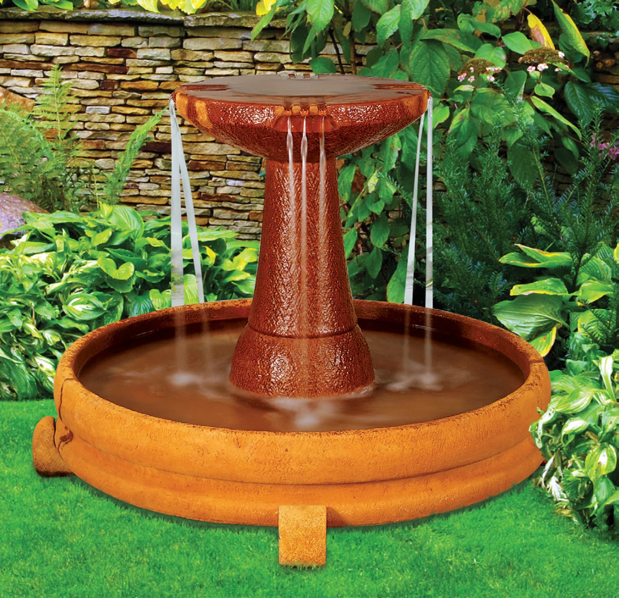 Overflowing Spill Dish Fountain