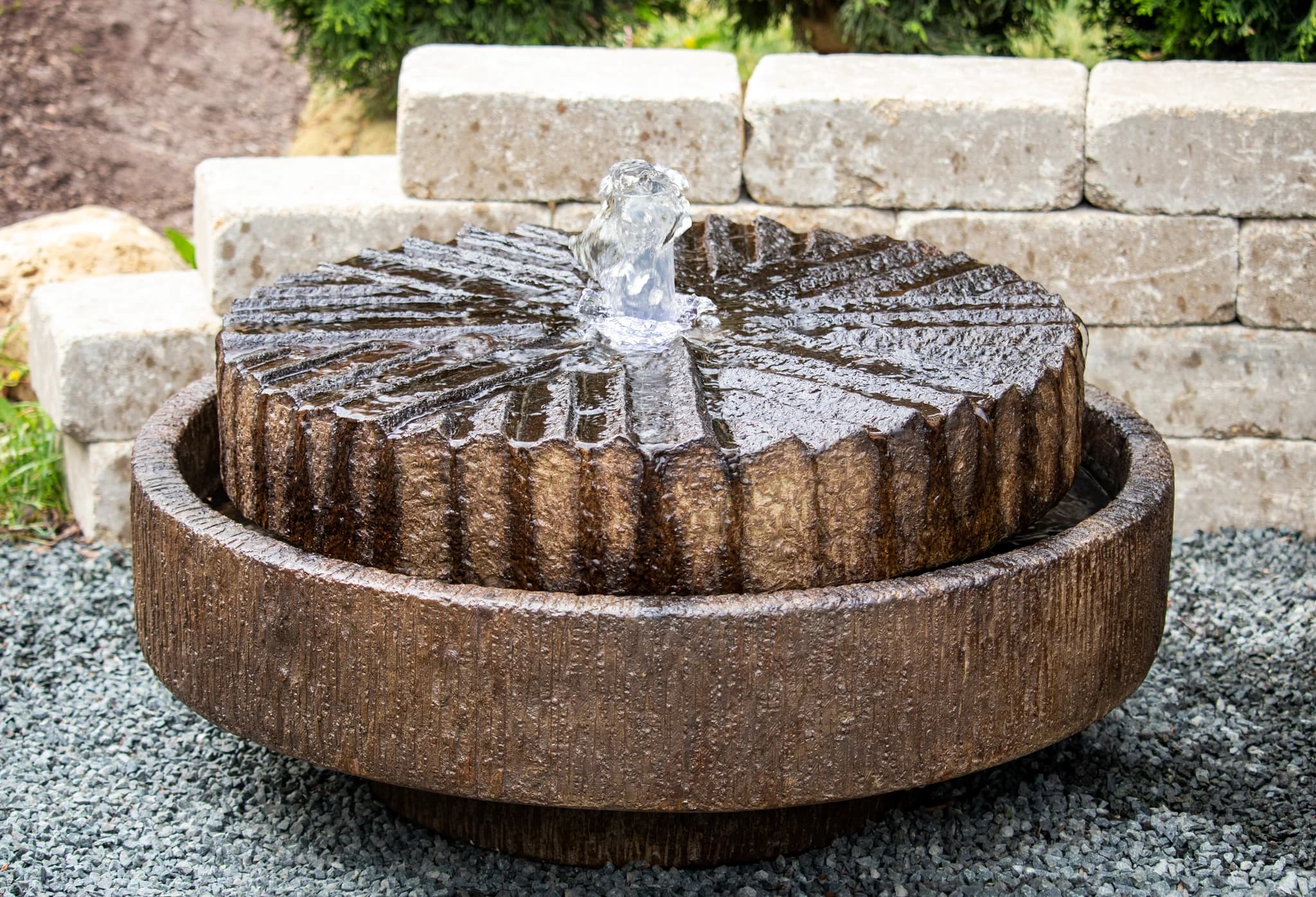 Modern Millstone Fountain