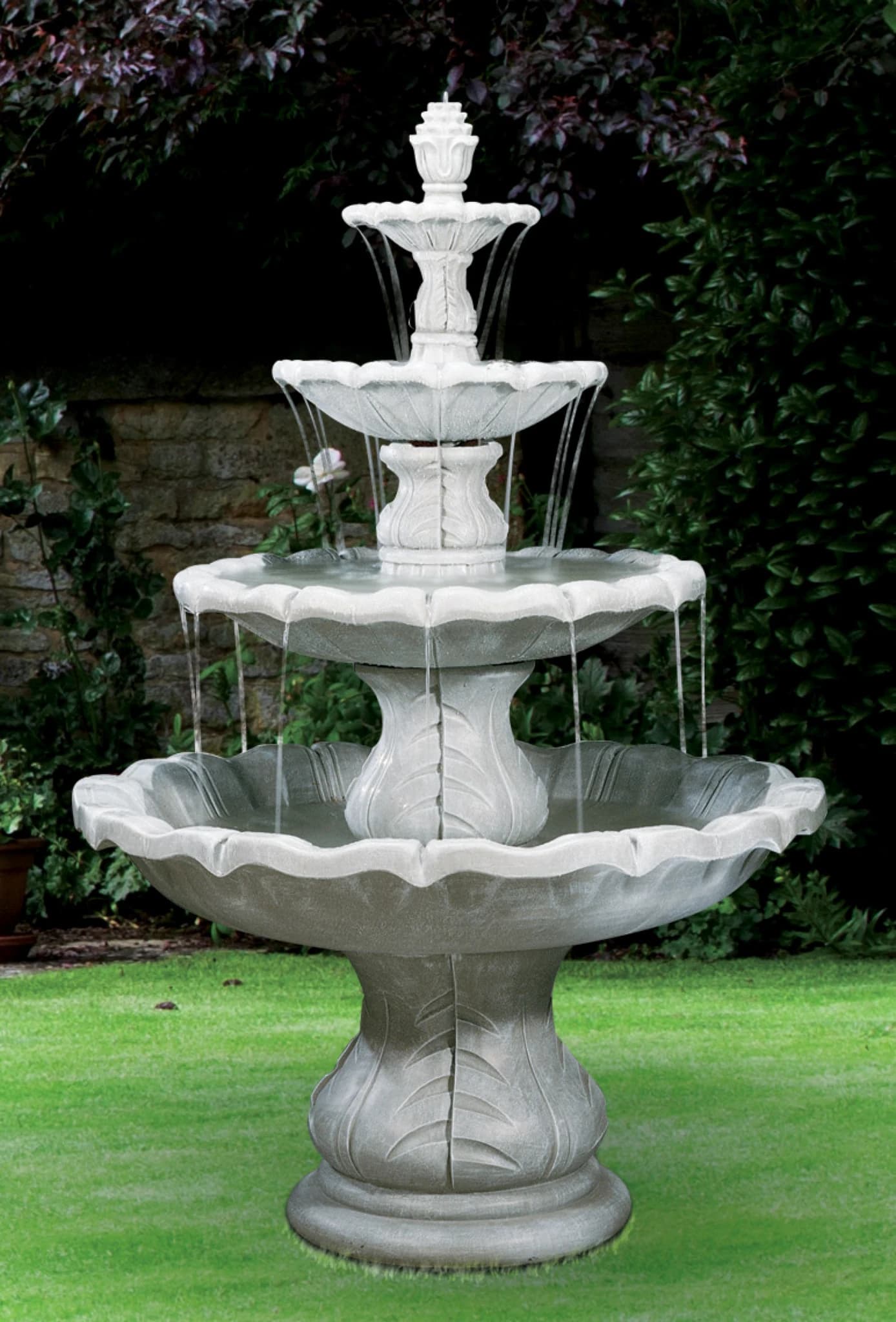 Classical Finial Four-Tier Fountain
