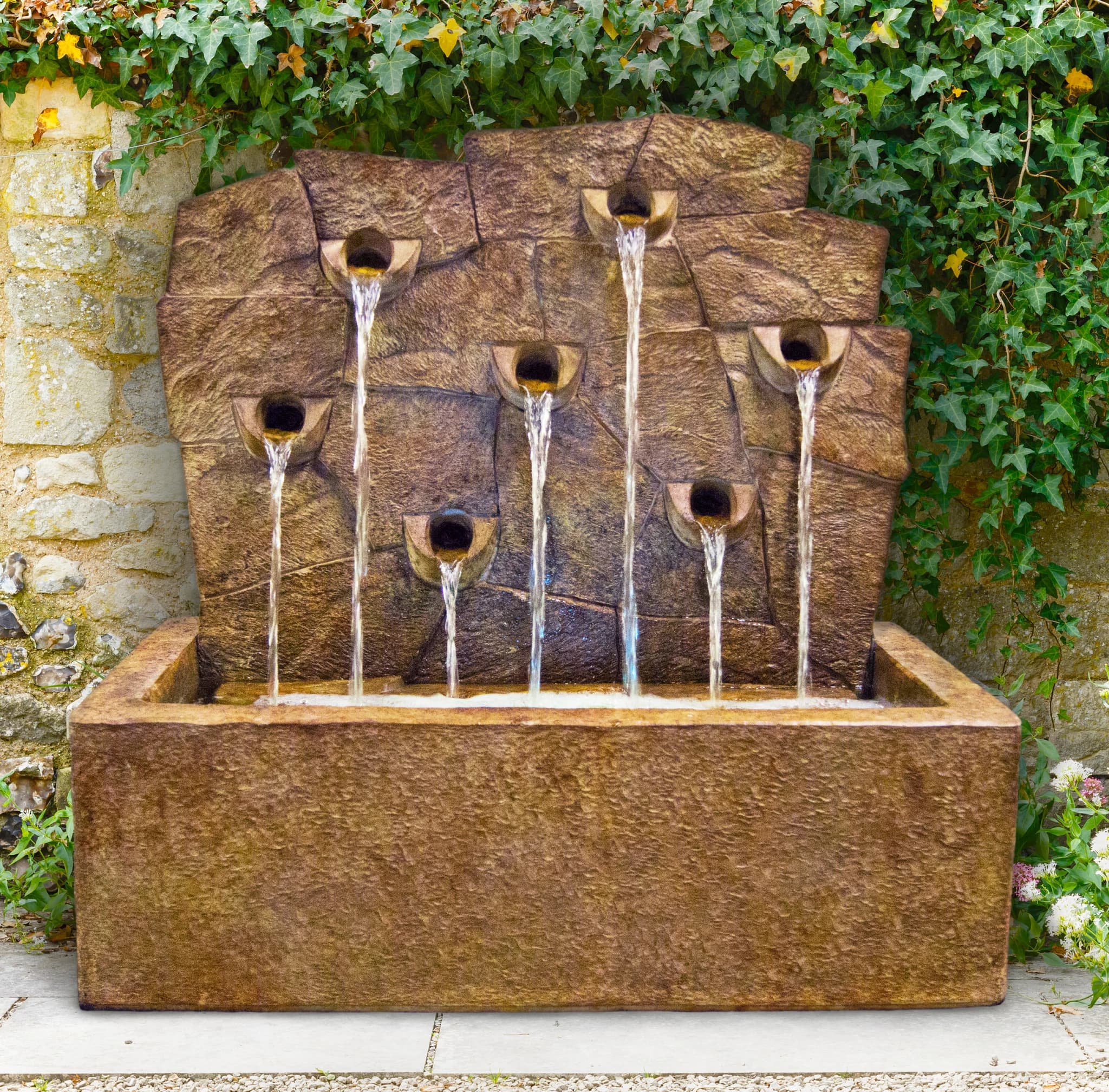 Rock Wall Fountain