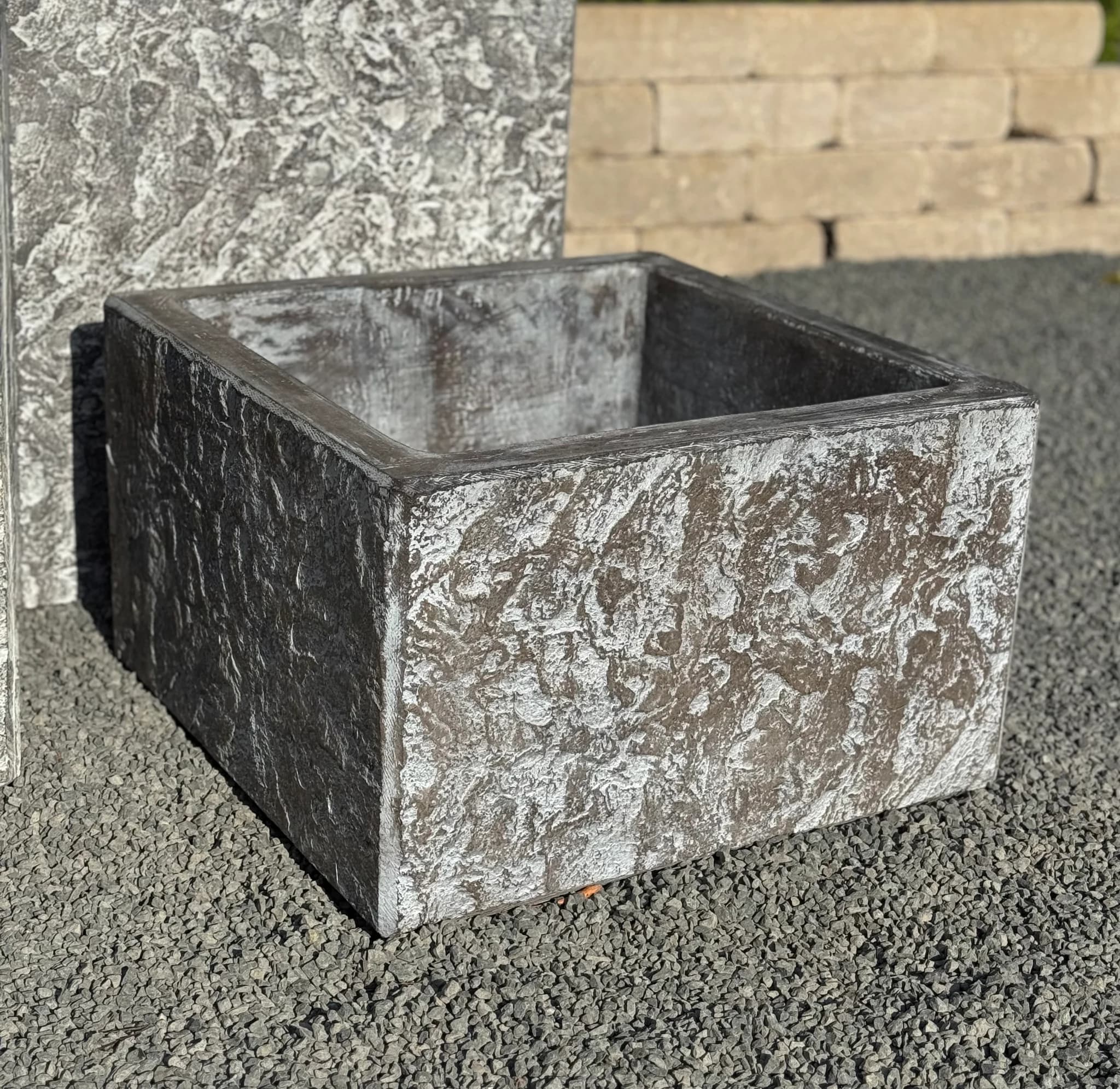 Small Monolith Slate Planter